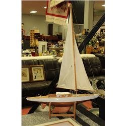 MEDIUM WOOD SHIP MODEL