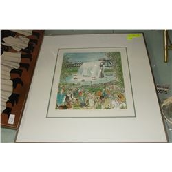 RAFT RACE 467/475 BY TOTI LTD ED SIGNED PRINT