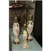Image 1 : SET OF 3 ESTATE VINTAGE LAMPS NO SHADES