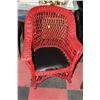 Image 1 : ANTIQUE WICKER ROCKING CHAIR
