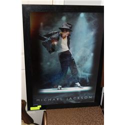 MICHAEL JACKSON HOLOGRAPHIC FRAMED PICTURE