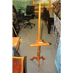 WALNUT PICTURE STAND 58 1/2" TALL
