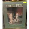 Image 1 : PAUL PEEL FRAMED POSTER - 20" H X 28" L