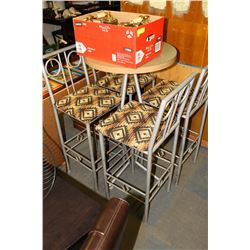 BAR HEIGHT TABLE WITH 4 CHAIRS