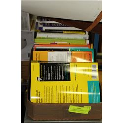 BOX OF WEB BUSINESS START UP BOOKS & SOFTWARE