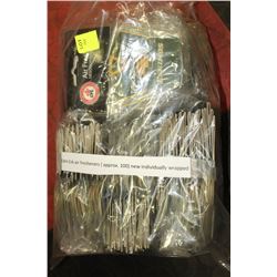 PK OF 100 EDMONTON ESKIMOS AIR FRESHENERS