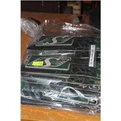 PK OF 16 SASK ROUGHRIDERS CFL LUGGAGE TAGS