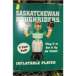 SASK ROUGHRIDERS 7' TALL INFLATABLE PLAYER