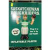 Image 1 : SASK ROUGHRIDERS 7' TALL INFLATABLE PLAYER