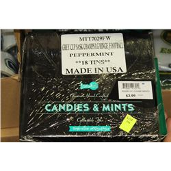 BOX OF PEPPERMINT MINT CANDIES
