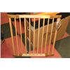 Image 1 : WOODEN BABY GATE WITH HARDWARE