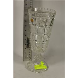 VINTAGE BLEIKRISTALL VASE - 12" TALL