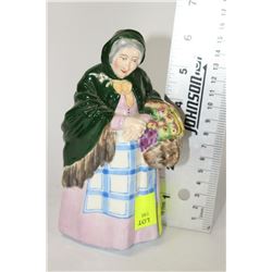 COALPORT MARKET WOMAN MADEIN ENGLAND