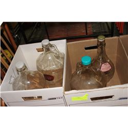 SET OF 4 OLD LIQUOR JUGS