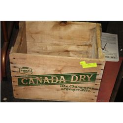 VINTAGE CANADA DRY CRATE