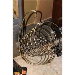 CHROME GARBAGE CAN HOLDER & BANANA HOLDER