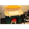 Image 1 : CHILDRENS DESK & STOOL