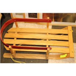 CHILDRENS WOODEN SLEIGH
