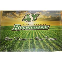 SASK ROUGHRIDERS FARM SCENE ILLUMINATED