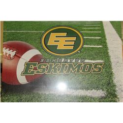 EDMONTON ESKIMOS FOOTBALL FIELD ILLUMINATED