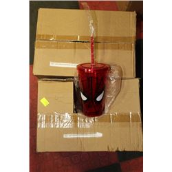 2 BOXES OF 6 MARVEL DRINKING CUPS