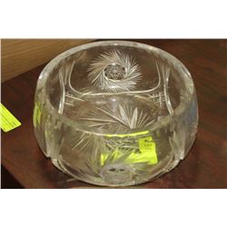 PINWHEEL CRYSTAL BOWL