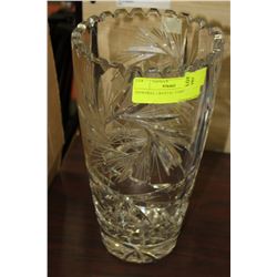 PINWHEEL CRYSTAL VASE