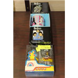 COLLECTION OF BEATLES MUGS AND GLASSES