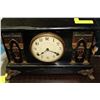 Image 1 : SESSIONS WOOD & MARBLE DECORATIVE MANTLE CLOCK