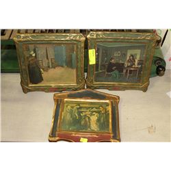 SET OF 3 VINTAGE WALL HANGINGS