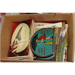 BOX OF VINTAGE POST CARDS