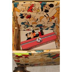 VINTAGE MICKEY MOUSE BOX WITH DISNEY