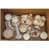 Image 1 : BOX OF ASSORTED TEA CUPS, SAUCERS & MORE