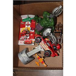 BOX OF DISNEY CARS TOYS