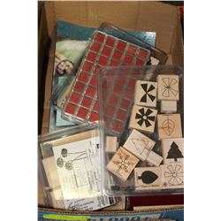 BOX OF NEW ARTS & CRAFTS STAMP SETS