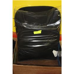 BLACK HEAT & MASSAGE CHAIR COVER