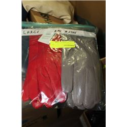 PK OF 2 LEATHER DRIVING GLOVES AS THEY COME