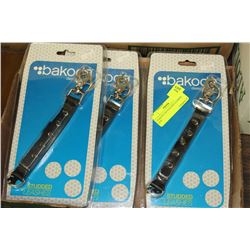 3 BAKODA SNOWBOARD LEASHES, NEW
