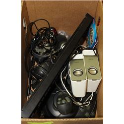 BOX W/COMPUTER ACCESSORIES - MS PC