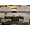 Image 1 : BELLA TRIPLE SLOW COOKER BUFFET SERVER