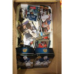 BOX OF MISC CARDS INCLUDING HOCKEY, FOOTBALL,