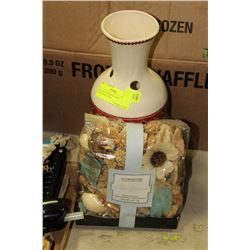 UKRAINIAN EMBROIDERY POTPOURRI VASE