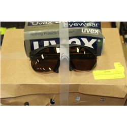 9 PAIRS OF UVEX SAFTEY EYEWEAR