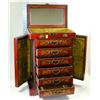 Image 4 : HAND PAINTED 6 DRAWER JEWELLERY BOX