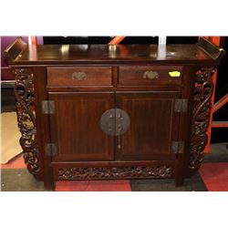 ELMWOOD 2 DRAWER 2 DOOR CABINET W/