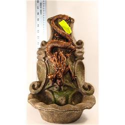 POLYRESIN DRAGON WATER FOUNTAIN
