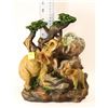 Image 1 : POLYRESIN ELEPHANT WATER FOUNTAIN