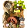 Image 2 : POLYRESIN WATER WHEEL WATER FOUNTAIN