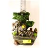 Image 1 : POLYRESIN ELEPHANT & FAMILY WATER FOUNTAIN