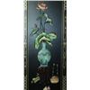 Image 2 : LACQUER WALL PANEL W/ SOAPSTONE DECORATION